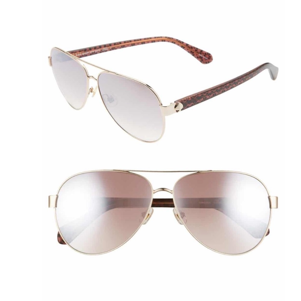 Kate Spade Genevas gradient aviator sunglasses